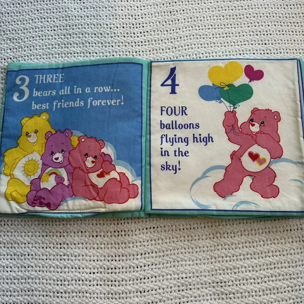 Vintage Handmade Care Bear Counting Book
